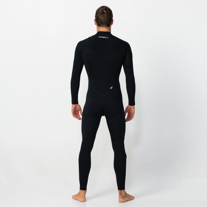 Men's Reactor GBS 3/2mm Steamer Chest Zip - Black