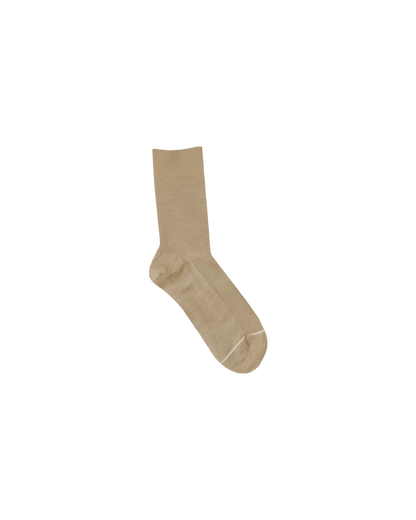 MERINO SIMPLE SOCK FAWN