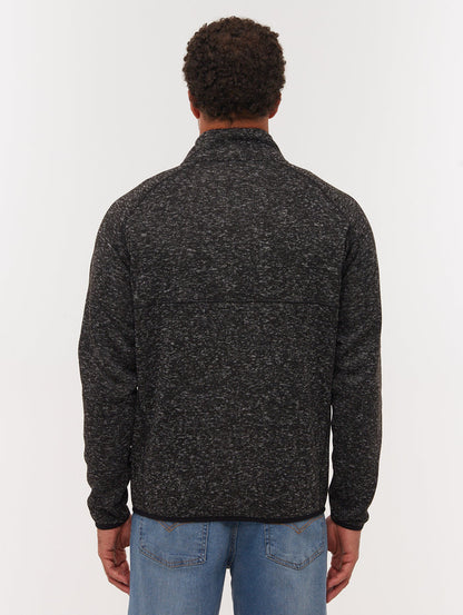 Middeo Black BK001X Funnel Zips Melange  Shot 3