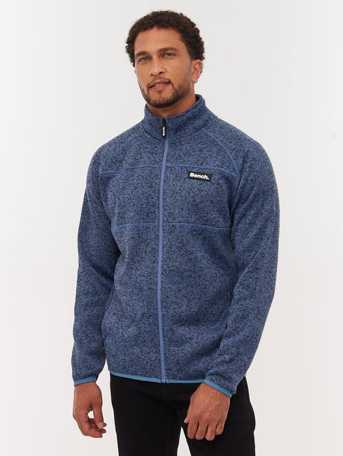 Middeo Blue BL171X Funnel Zips Melange  Shot 1