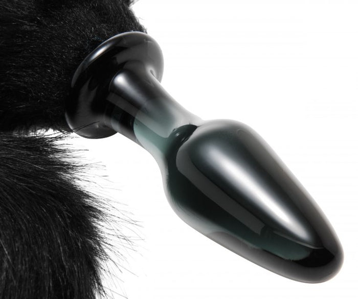 Midnight Fox Glass Plug with Tail Image 2