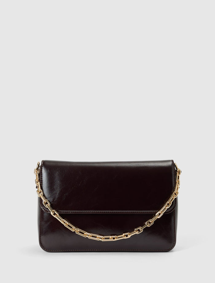 Miranda Chain Shoulder Bag 0 Dark Chocolate Forever New