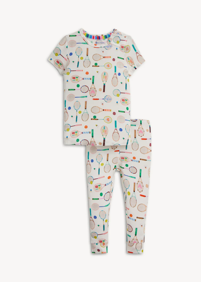 Modal S/S & Pants Pajama Set - Love All