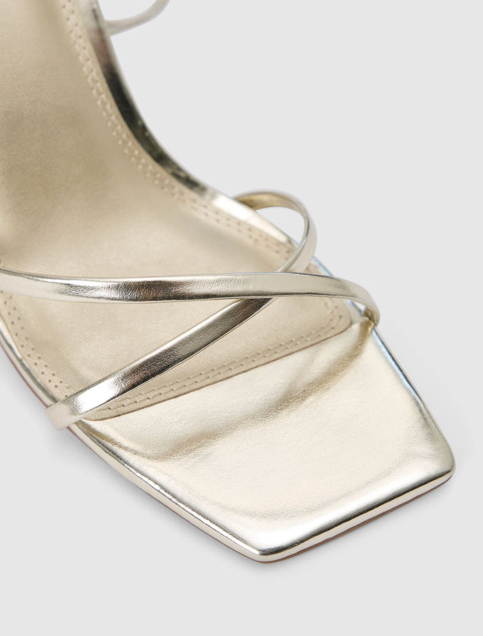 Monica Ankle Wrap Heeled Sandal Forever New