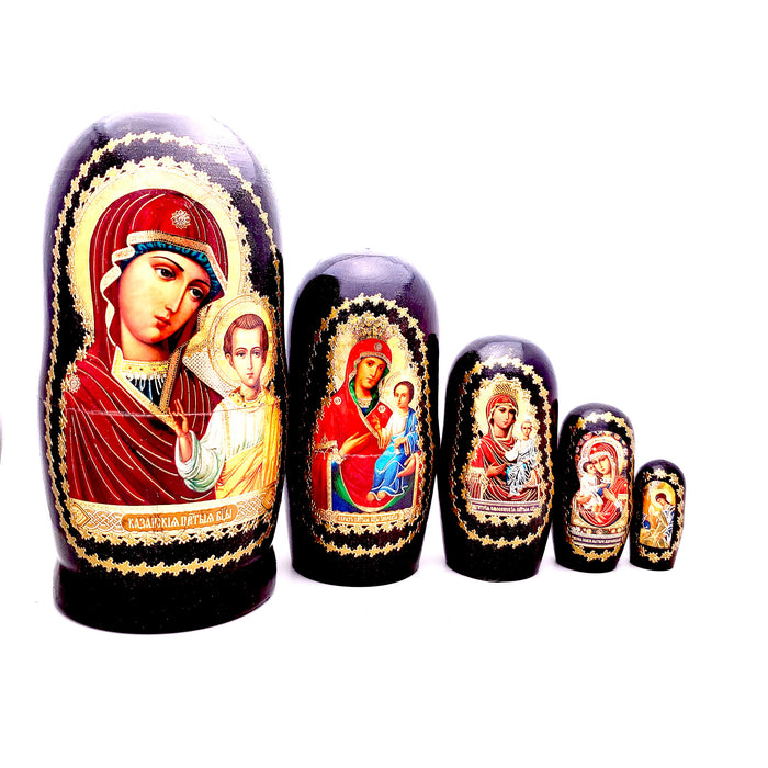 Mother of God of Kazan Icon Nesting Doll