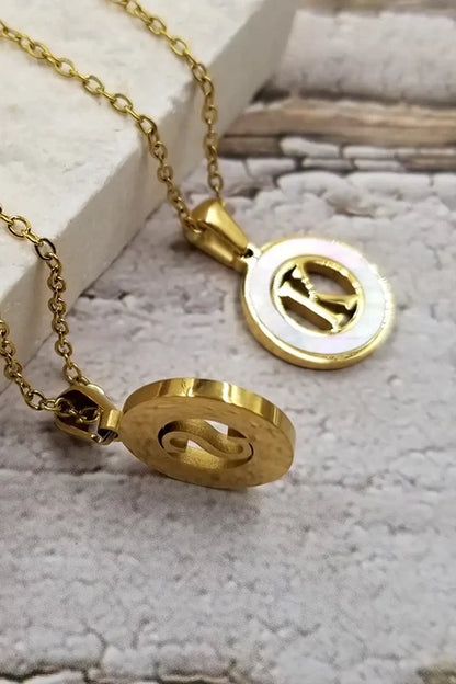 Mother of Pearl Initial Shell Pendant Necklace-Cute-Trendy-Shop-Womens-Boutique-Clothing-Store