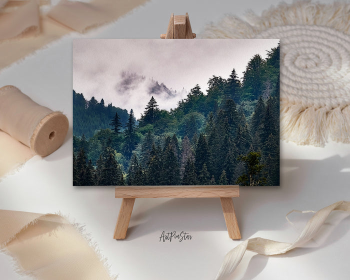 Mountains of Romanian Carpathians, Europe Landscape Custom Greeting Cards