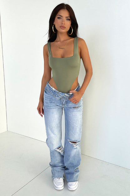 Moxy Bodysuit - Khaki