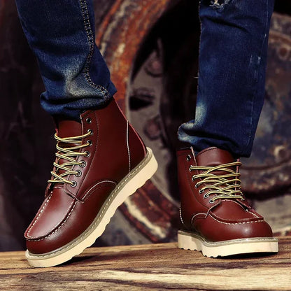 Muller™ – Bottes en Simili cuir Rétro