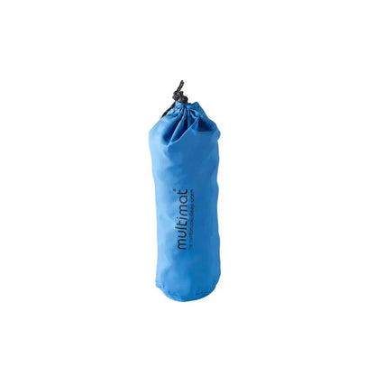 Multimat Camper Air bed packed in its stuff sack on a white background
