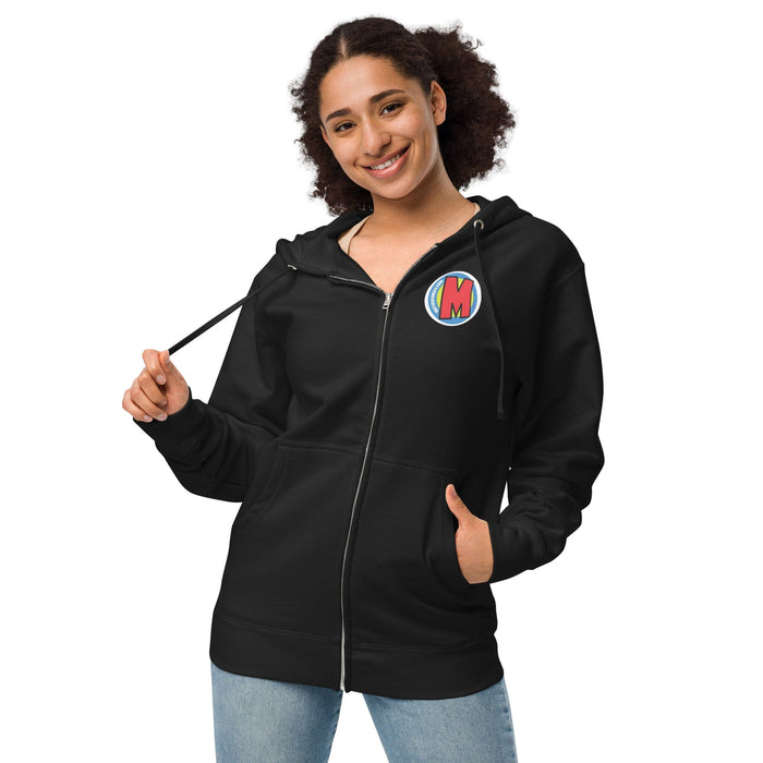 MUTINY Hero 1, Unisex fleece zip up hoodie Mutiny Comics & Coffee Online