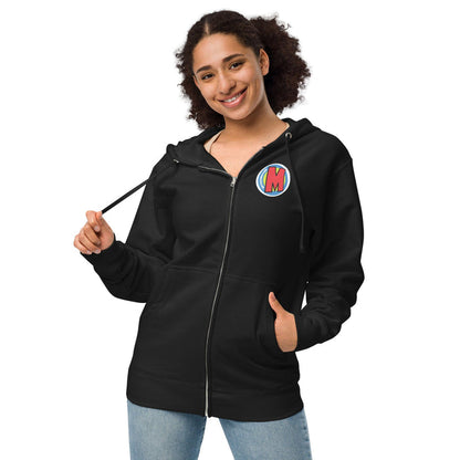 MUTINY Hero 1, Unisex fleece zip up hoodie Mutiny Comics & Coffee Online
