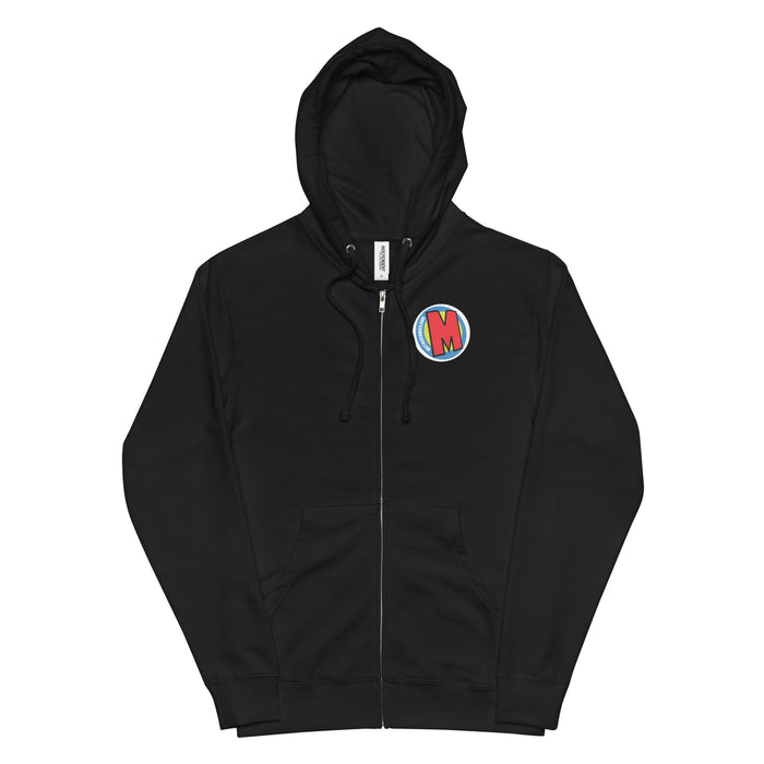 MUTINY Hero 1, Unisex fleece zip up hoodie Mutiny Comics & Coffee Online