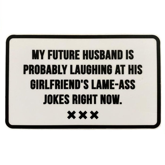 My Future Husband Sticker - Domestic Domestic