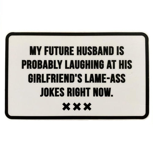 My Future Husband Sticker - Domestic Domestic