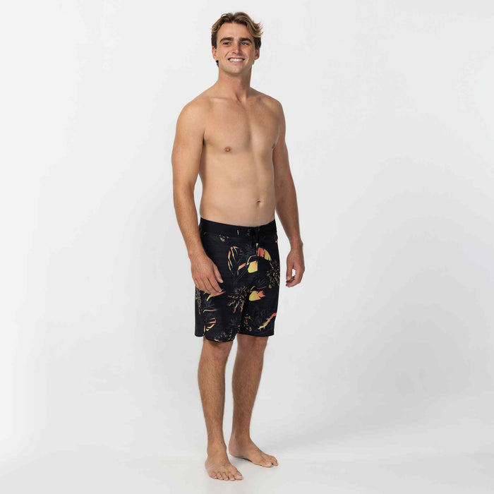 Mystro Scallop 19" Boardshort - Black