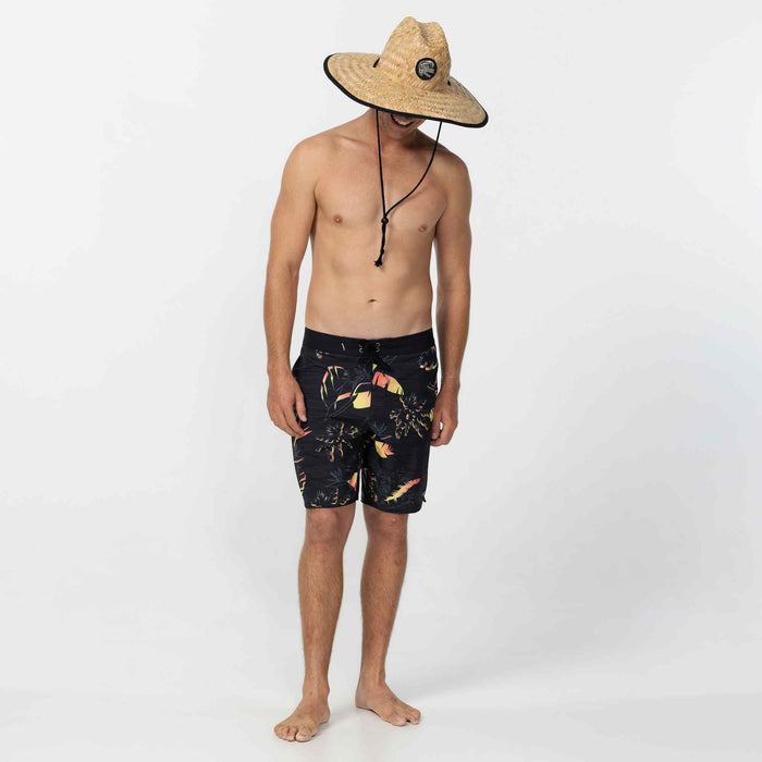 Mystro Scallop 19" Boardshort - Black