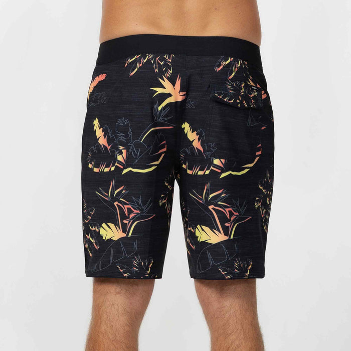 Mystro Scallop 19" Boardshort - Black