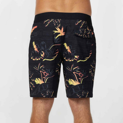 Mystro Scallop 19" Boardshort - Black