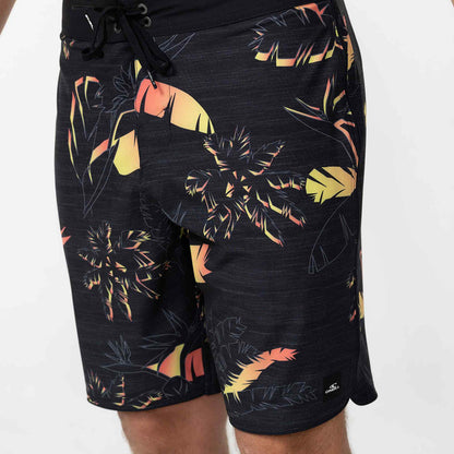 Mystro Scallop 19" Boardshort - Black