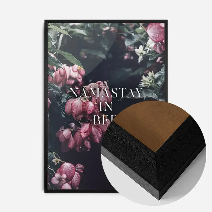 21x30cm | 8¼ x 11¾in / Black Wood Frame
