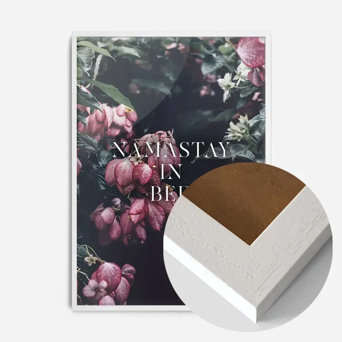 21x30cm | 8¼ x 11¾in / White Wood Frame