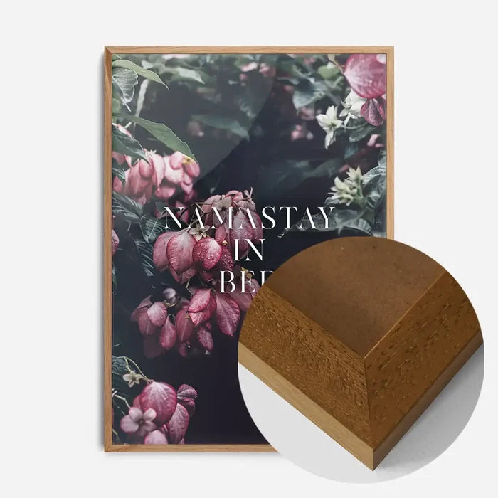 21x30cm | 8¼ x 11¾in / Oak Wood Frame