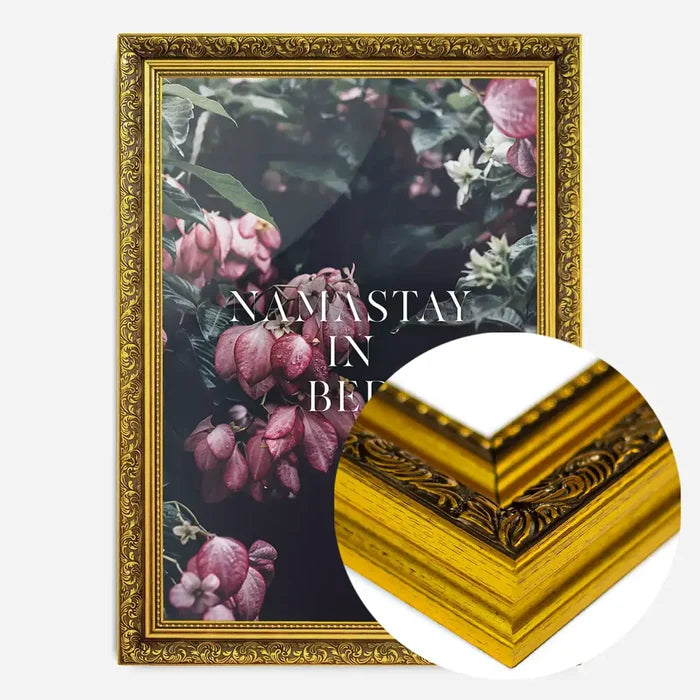 21x30cm | 8¼ x 11¾in / Gold Ornate Frame