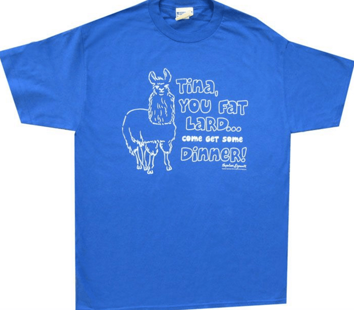 Napoleon Dynamite Tina Fat Lard T-shirt-tvso