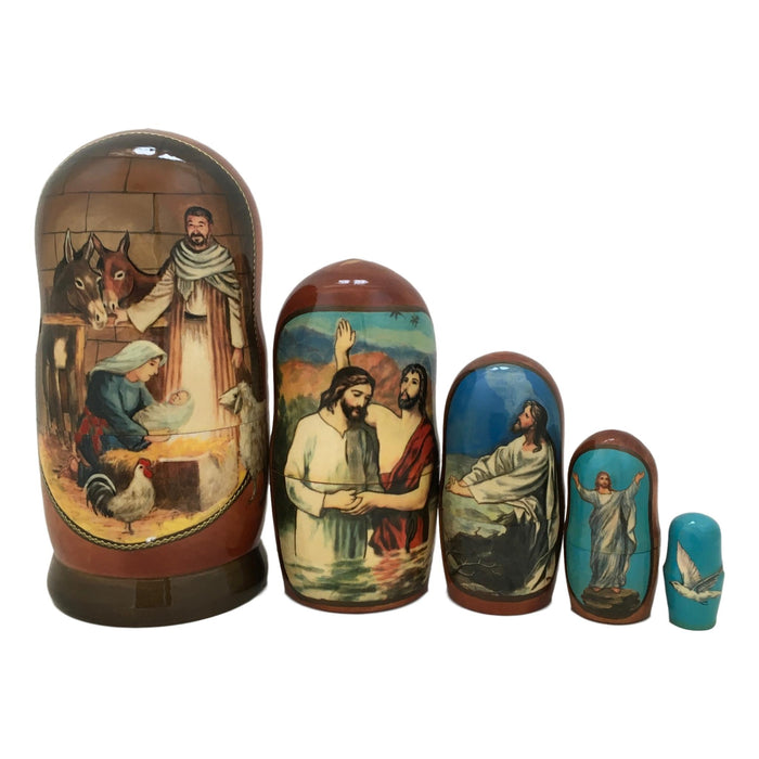 Nativity Russian nesting dolls
