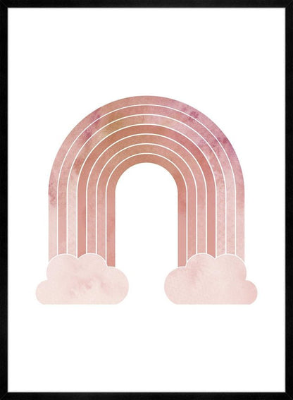 Natural Colour Rainbow Print