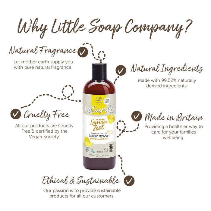Naturals Lemon Body Wash 300ml