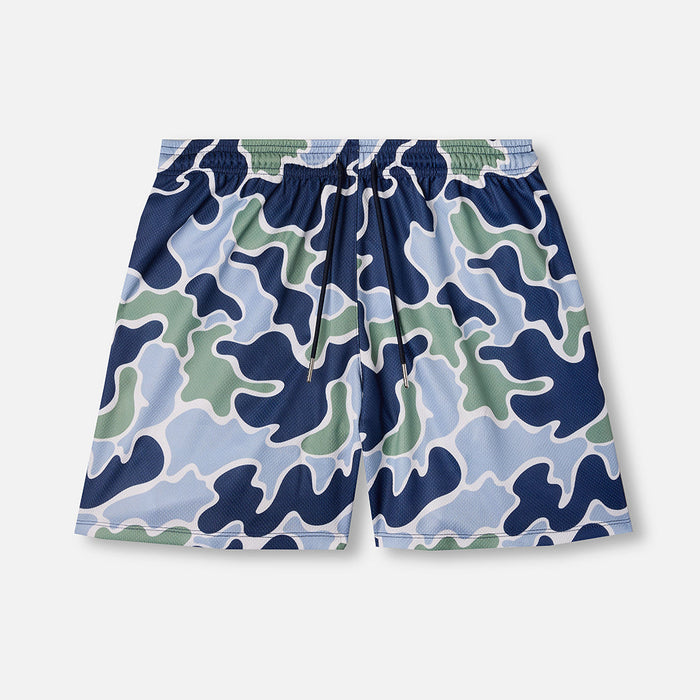 NAVY CAMO SHORTS