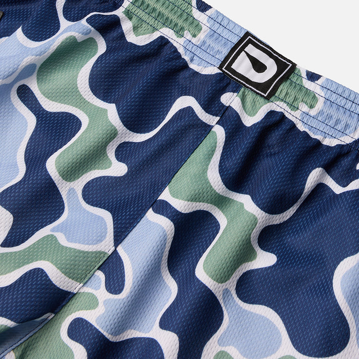 NAVY CAMO SHORTS