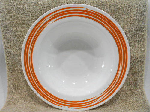 NEW Corelle BRUSHED STROKES 28-oz TANGERINE ORANGE Entree Bowl Pasta Serving