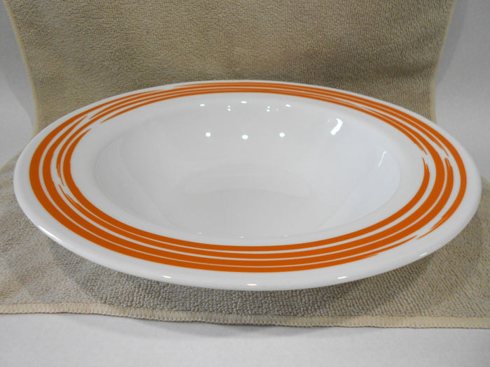 NEW Corelle BRUSHED STROKES 28-oz TANGERINE ORANGE Entree Bowl Pasta Serving