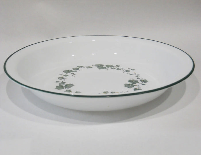 ❤️ NEW Corelle by Corning CALLAWAY Green Ivy 10.25" Deep Dish PIE PLATE Vitrelle Glass