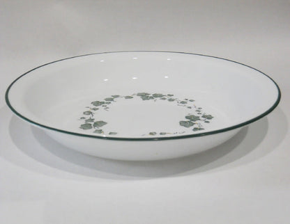 ❤️ NEW Corelle by Corning CALLAWAY Green Ivy 10.25" Deep Dish PIE PLATE Vitrelle Glass