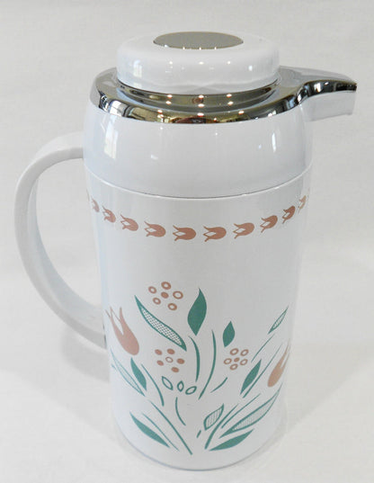 ❤️ NEW Corelle Corning ROSEMARIE 1-Qt Thermal SERVING CARAFE Hot Cold Coffee Tea