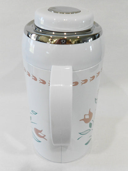 ❤️ NEW Corelle Corning ROSEMARIE 1-Qt Thermal SERVING CARAFE Hot Cold Coffee Tea