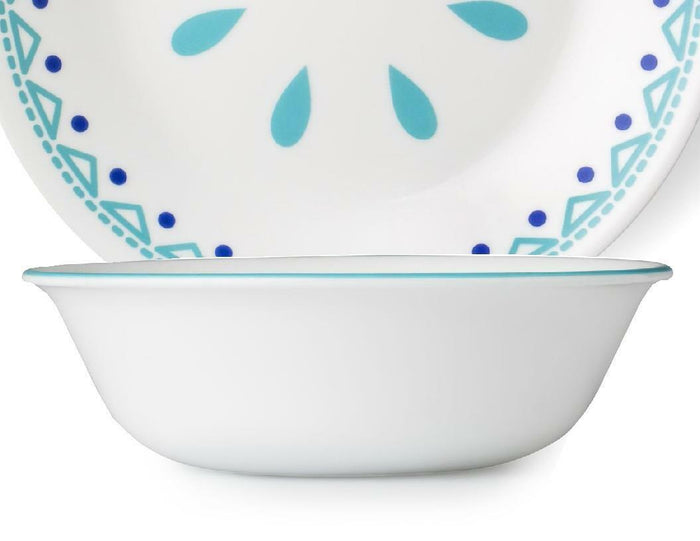 *NEW Corelle GARDEN LACE, SOUTH BEACH, SANTORINI SKY Blue 18-oz SOUP Cereal BOWL