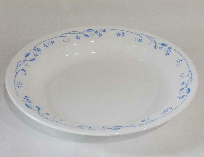*NEW Corelle PROVINCIAL BLUE 15-oz SOUP BOWL Flat Rim English Garden Floral Vine