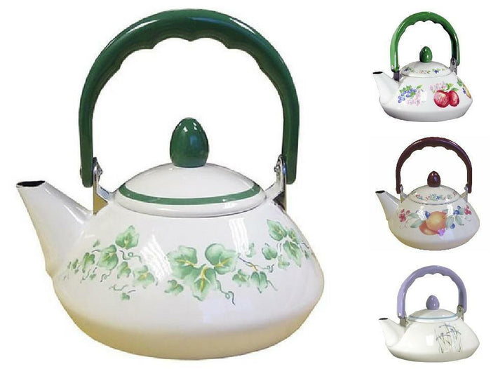New Corelle SIMPLE LINES 1.2 Qt. PERSONAL TEA KETTLE Stovetop Steel