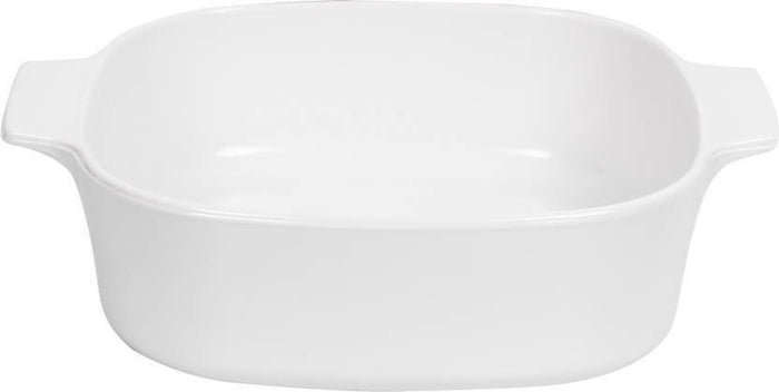New CORNINGWARE Stovetop 6-pc PYROCERAM Winter Frost WHITE Casserole Set 2 & 3-Qt