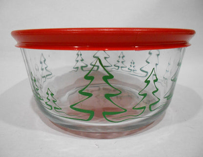 ❤️ New PYREX 4-Cup CHRISTMAS TREE Storage Dish Winter Holiday *CHOICE OF PATTERN