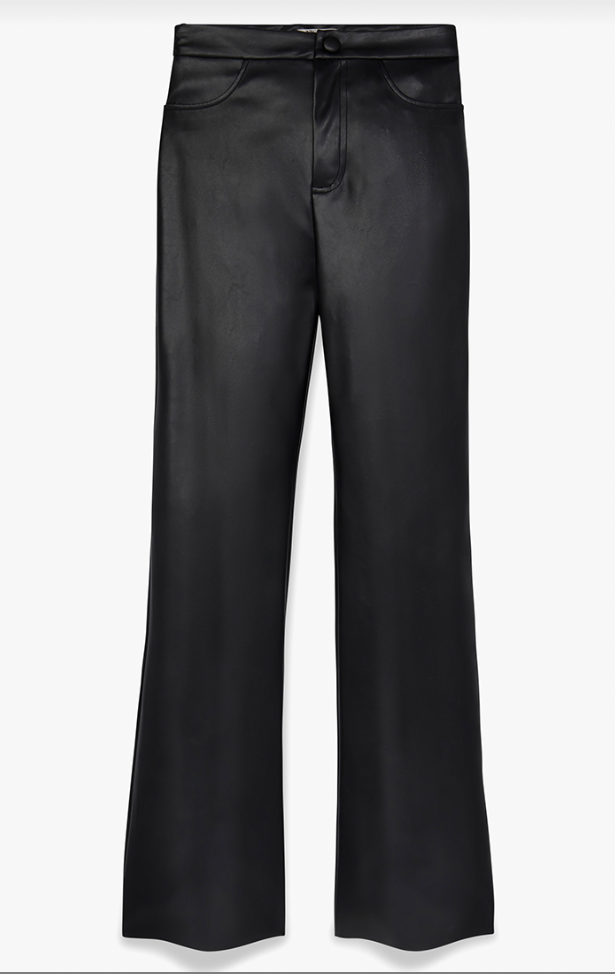 Nic + Zoe 31" Faux Leather Bootcut Pant