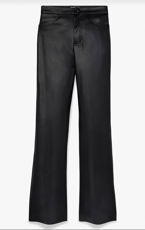 Nic + Zoe 31" Faux Leather Bootcut Pant