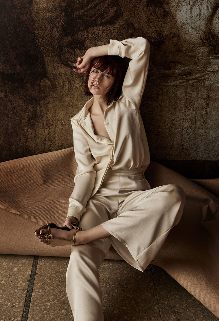 nichii X NURITA HARITH Straight Wide Leg Pants