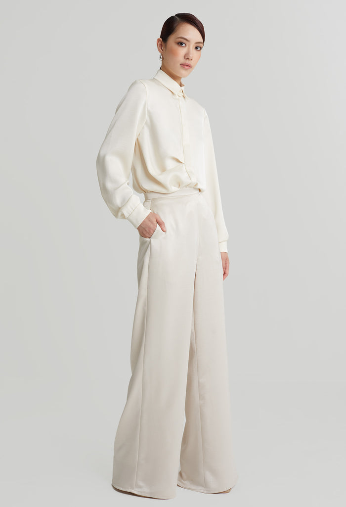 nichii X NURITA HARITH Straight Wide Leg Pants