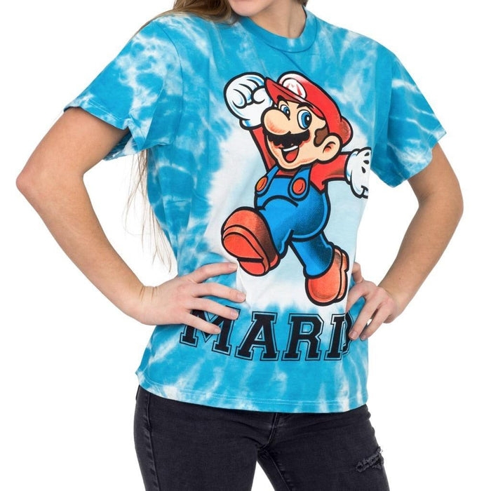 Nintendo Mario Cheer White Dyed T-shirt-tvso